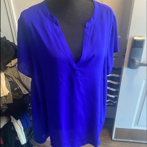 Torrid beautiful blue blouse